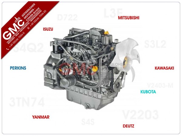 Motoren YANMAR 3TNE74-S