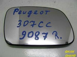 Spiegelglas rechts beheizt PEUGEOT 307 CC (3B) 2.0 HDI 135 100 KW