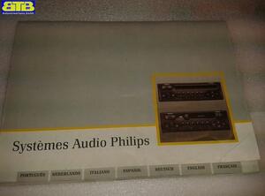Bedienungsanleitung Systemes Audio Philips NE627 Autoradio Kassettenradio RENAULT LAGUNA GRANDTOUR (K56_) 1.6 16V (K568) 79 KW