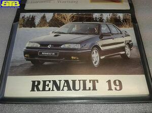 Operation manual RENAULT 19 II Chamade (L53)