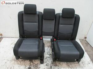 Rücksitzbank Stoff geteilt Sitz hinten Armlehne Schwarz 2te reihe MAZDA 5 (CR19) 2.0 CD 105 KW