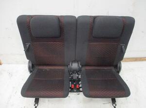 Rücksitzbank Stoff geteilt Sitz hinten 3te Reihe Schwarz rot TOYOTA VERSO (_AUR2_  _ZGR2_) 1.8 108 KW