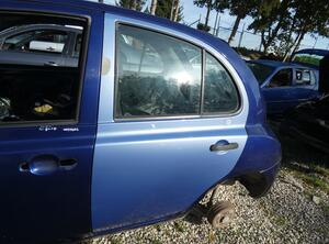 Tür hinten links Micra K12 hellblau Nissan Micra  (Typ:K12) Visia