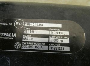 Anhängerkupplung abnehmbar  ohne E-Satz E-Satz für Werksmontage VW GOLF VII (5G1) 1.6 TDI 81 KW