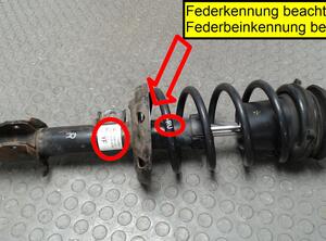 FEDERBEIN VORN RECHTS  (Vorderachse) Opel Meriva Benzin (X01) 1598 ccm 74 KW 2003&gt;2004