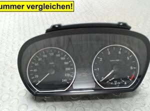 TACHOEINHEIT / KOMBIINSTRUMENT  (Armaturenbrett / Mittelkonsole) BMW 1er Benzin (E81,E82,E8) 1597 ccm 90 KW 2007&gt;2009