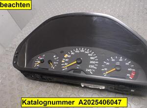 TACHOEINHEIT (Armaturenbrett / Mittelkonsole) Mercedes-Benz C-Klasse Benzin (202) 1998 ccm 100 KW 1996&gt;1997