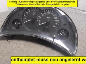 TACHOEINHEIT (ENTHEIRATET) (Armaturenbrett / Mittelkonsole) Opel Corsa Benzin (C) 1199 ccm 55 KW 2000&gt;2003