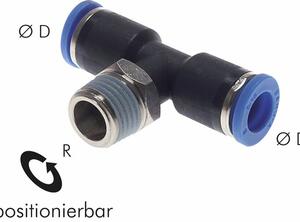 Connector compressed air line DAF 45 0613C T-Steckanschluss R 1-8 4mm
