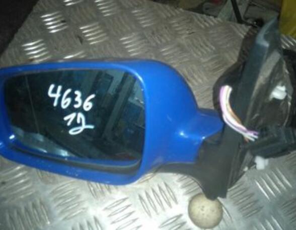 Außenspiegel elektrisch lackiert links blau VW GOLF IV 55 KW
