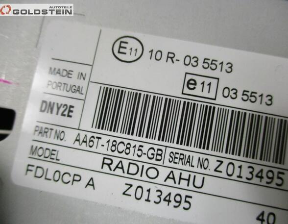 CD-Radio Autoradio FORD FIESTA VI 1.25 60 KW