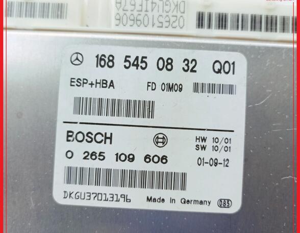Steuergerät ESP +HBA MERCEDES BENZ A-KLASSE W168 A170 CDI 66 KW