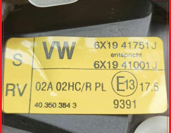 Hauptscheinwerfer links  VW LUPO (6X1  6E1) 1.0 37 KW