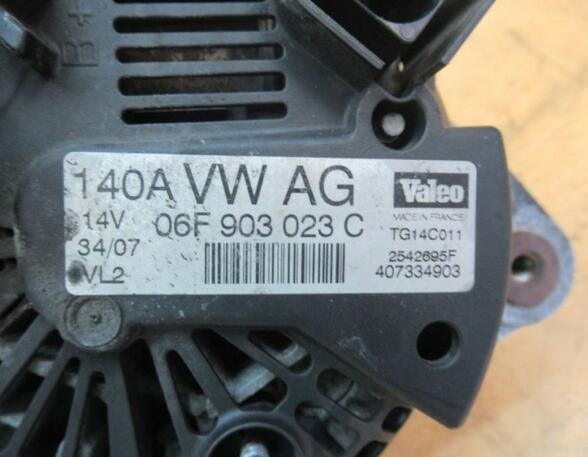 Lichtmaschine Generator NR2 VW PASSAT VARIANT (3C5) 2.0 TDI 103 KW