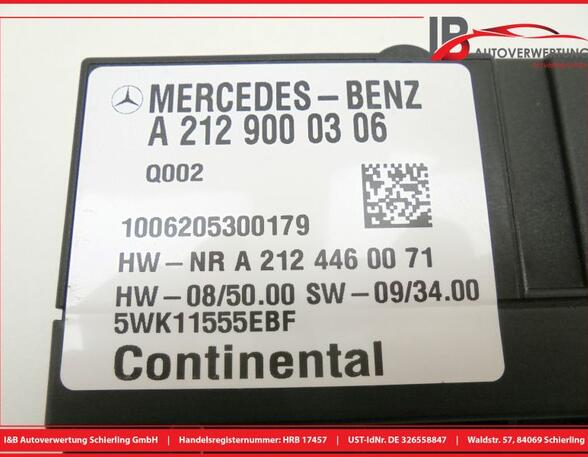 Controller MERCEDES-BENZ E-Klasse T-Model (S212)