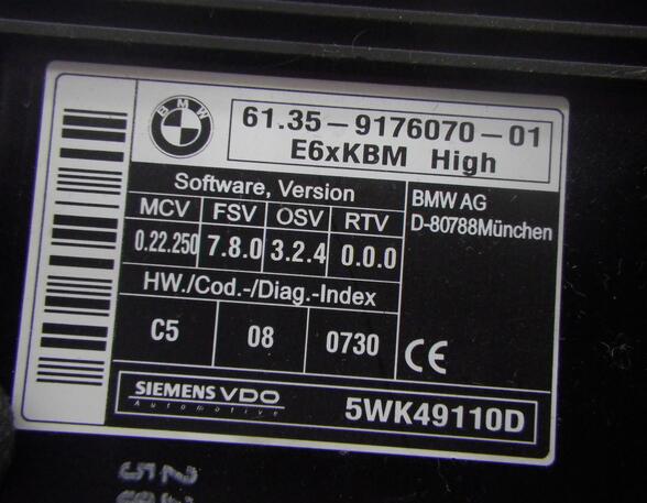 Steuergerät BMW 5er Touring (E61) 520d  120 kW  163 PS (04.2005-05.2010)