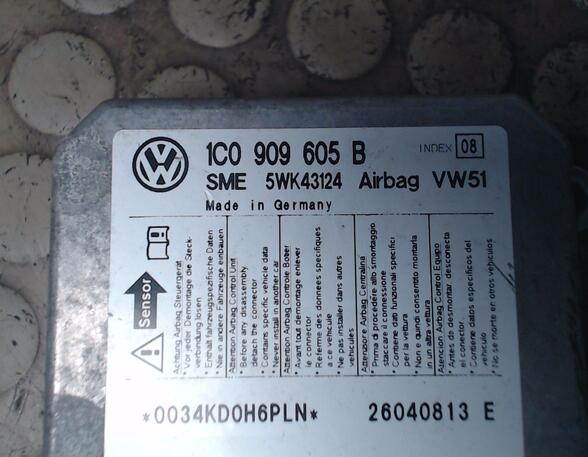 STEUERGERÄT AIRBAG (Sicherheitselektronik) VW Passat Diesel (3BG/3BL/3BS) 1896 ccm 96 KW 2002>2005
