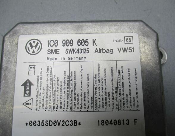 Steuergerät Airbag Airbagsteuergerät  VW POLO 9N 1.4 16V 55 KW