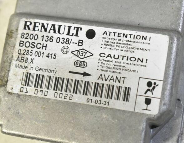 Steuergerät Airbag  RENAULT CLIO II (BB0/1/2_  CB0/1/2_) 1.4 16V 72 KW