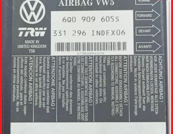Steuergerät Airbag  VW POLO (9N) 1.4 16V 55 KW