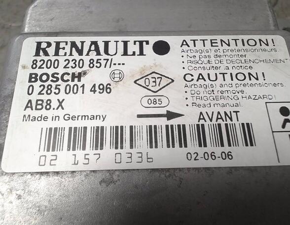 Airbag Control Unit RENAULT Clio II (BB, CB)