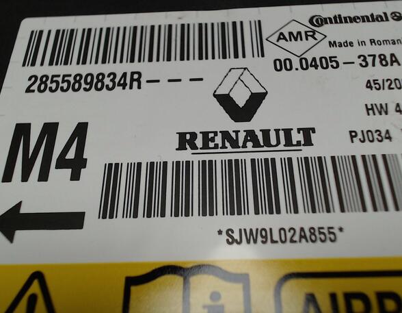 AIRBAGSTEUERGERÄT  (Sicherheitselektronik) Renault Scenic Diesel (JZ) 1870 ccm 96 KW 2009>2011