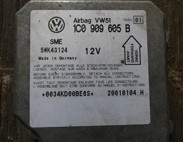 Airbag Control Unit VW Passat (3B3) 3B Golf 1C0909605B