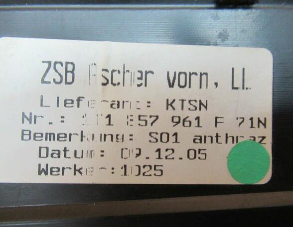 Aschenbecher vorne NR1 VW TOURAN (1T1  1T2) 2.0 TDI 103 KW