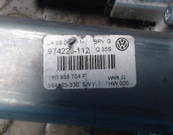 FENSTERHEBERMOTOR HINTERN RECHTS (Tür hinten) VW Golf Benzin (1K/1KP/5M/1KM) 1390 ccm 59 KW 2007>2009