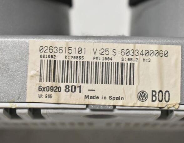 Tachometer Kombiinstrument VW LUPO (6X1  6E1) 1.0 37 KW