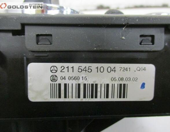 Headlight Light Switch MERCEDES-BENZ E-Klasse T-Model (S211)