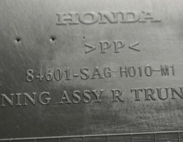 Abdeckung Kofferraum rechts  HONDA JAZZ II (GD) 1.2 57 KW