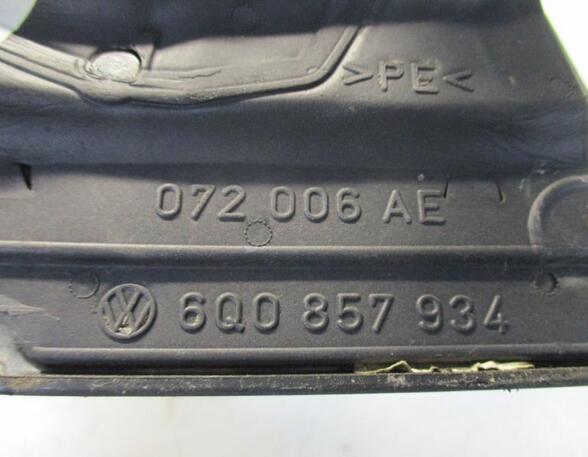 Außenspiegel elektrisch lackiert rechts Metallicblau leichte Kratzer VW POLO (9N_) 1.2 12V 47 KW