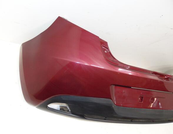 Stoßstange hinten 40F Burgundy Red 07-14 Mazda 2 Lim. (Typ:DE)