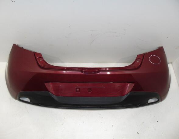 Stoßstange hinten 40F Burgundy Red 07-14 Mazda 2 Lim. (Typ:DE)