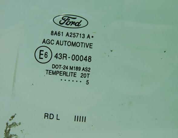 Seitenscheibe Türscheibe HL hinten links Ford Fiesta 7 (Typ:JA8 Lim.3-/5-türig)