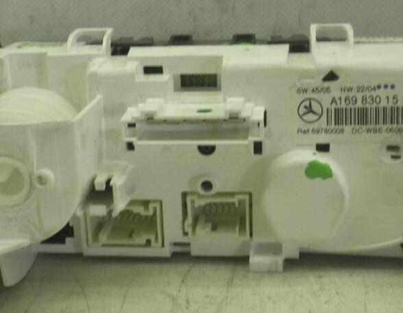 Air Conditioning Control Unit MERCEDES-BENZ B-KLASSE (W245)
