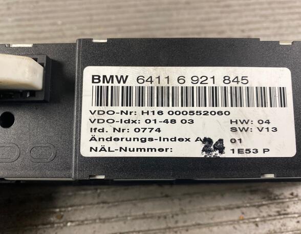 62861 Bedienelement für Klimaanlage BMW 3er Compact (E46) 6921845