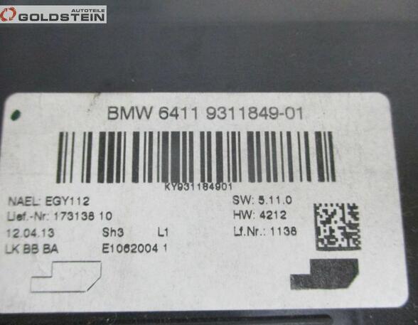 Steuergerät Klimaanlage Klimaanlagensteuergerät BMW 1 (F20) 116I 100 KW