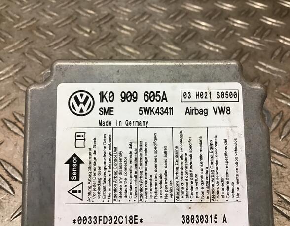 468919 Steuergerät Airbag VW Golf V (1K) 1K0909605A