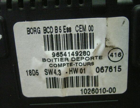 422441 Bordcomputer Display CITROEN C4 Coupe (L) 9654149280