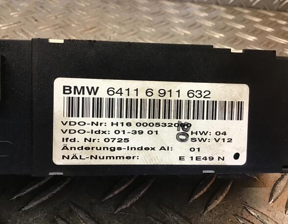 474138 Bedienelement für Klimaanlage BMW 3er Compact (E46) H16000532060