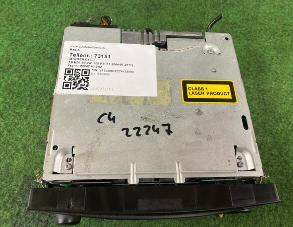 73151 Radio CITROEN C4 (L) 96646223