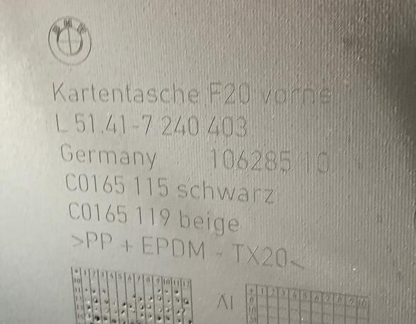 Door Card (Door Panel) BMW 1er (F20), BMW 1er (F21)