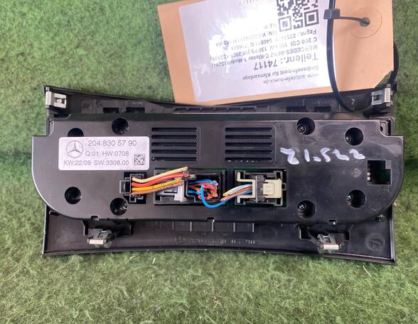 Air Conditioning Control Unit MERCEDES-BENZ C-Klasse T-Model (S204), MERCEDES-BENZ C-Klasse (W204)