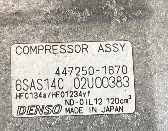 Air Conditioning Compressor MERCEDES-BENZ A-Klasse (W176)