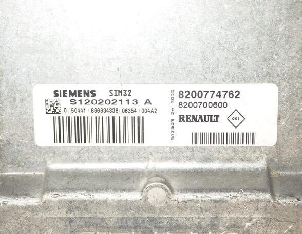 22395 Steuergerät Motor RENAULT Clio III (BR0/1, CR0/1) 8200774762