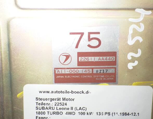22524 Steuergerät Motor SUBARU Leone II (LAC) 22611AA440