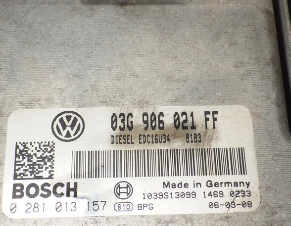 12108 Steuergerät Motor VW Caddy III Großraumlimousine (2KB) 03G906021FF