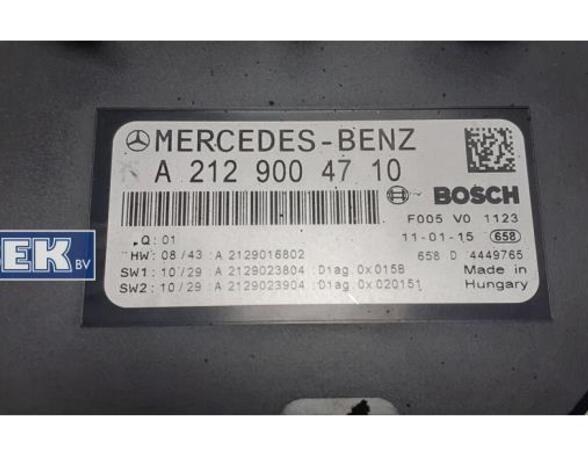 Fuse Box MERCEDES-BENZ CLS (C218)